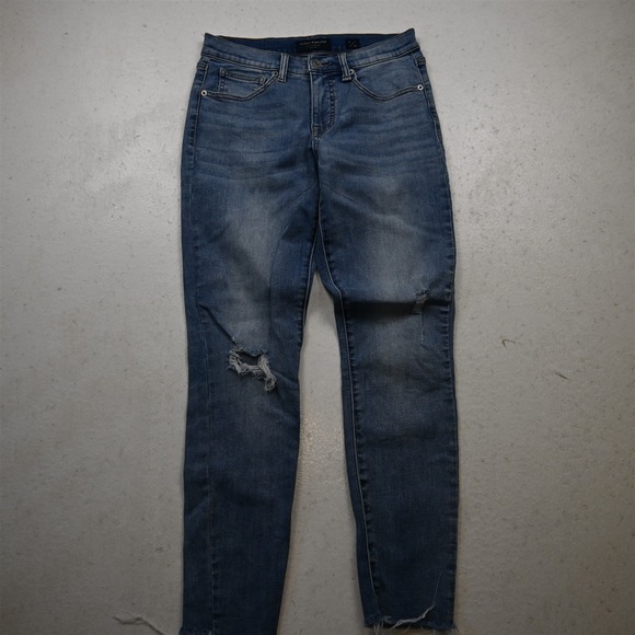 Lucky Brand Denim - Lucky Brand 8 Mid Rise Super Skinny Ava Light Stretch Denim Womens Jeans